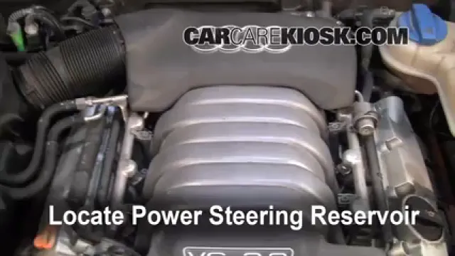 2004 Audi A6 3.0L V6 Power Steering Fluid Add Fluid